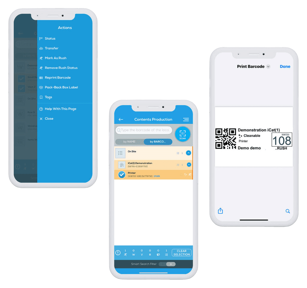 iCat contents production workflows on mobile
